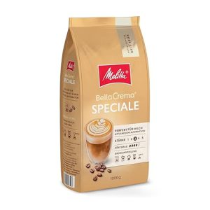 melitta bellacrema speciale ganze kaffee bohnen 1kg, ungemahlen, kaffeebohnen für kaffee vollautomat, mittlere röstung, geröstet in deutschland, stärke 2