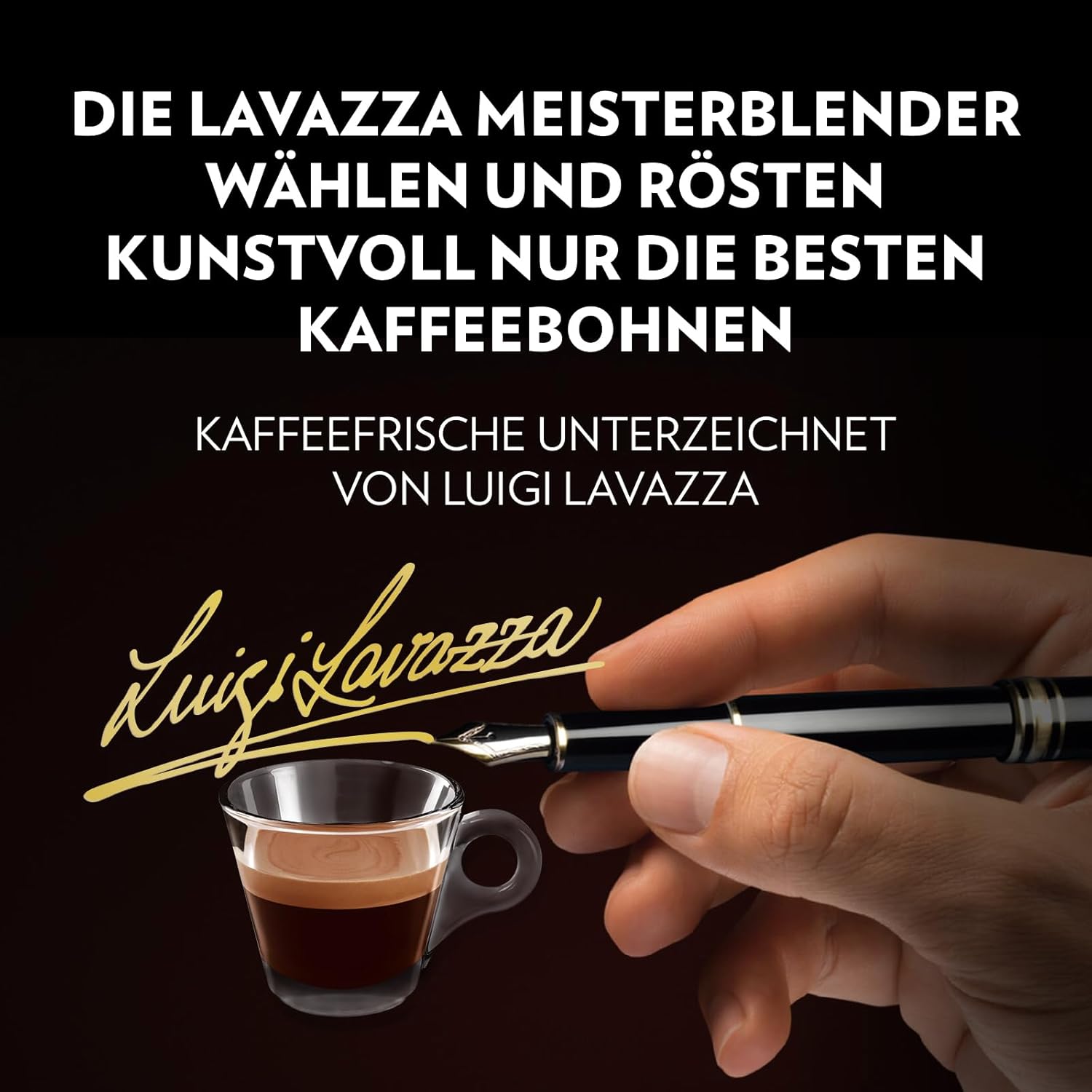 lavazza espresso lungo, floraler und aromatischer espresso, 10 kapseln, nespresso kompatibe