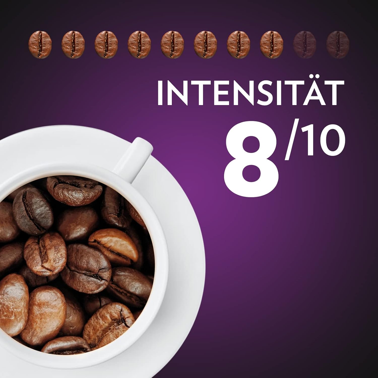 lavazza, espresso italiano cremoso, arabica und robusta kaffeebohnen, mit aromanoten von gewürzen und kakao, intensität 8/10, mittlere röstung, 1 packung mit 1 kg