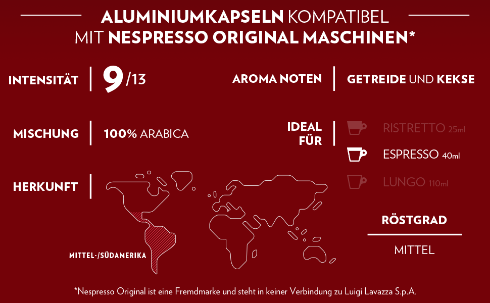 lavazza espresso maestro classico 1x 30 kapseln, medium roast
