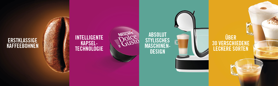 nescafÉ dolce gusto café au lait kaffeekapseln 3er vorratspack (3 x 30 kapseln)