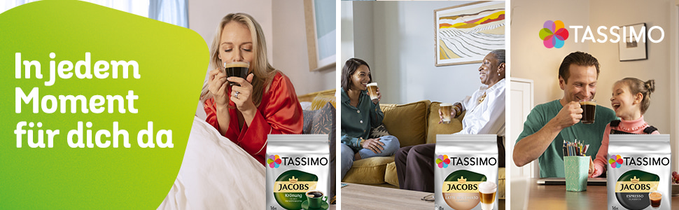 tassimo kapseln jacobs caffè crema classico xl, 5 x 16 pads, 80 kaffeekapseln